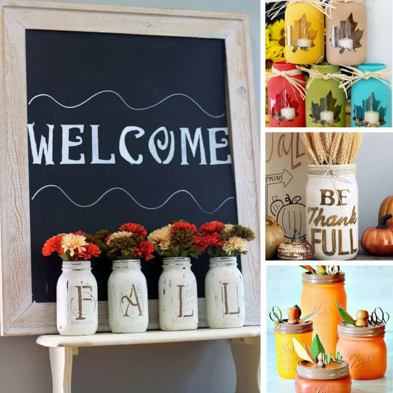 Hanging Mason Jars  DIY Fall Decor - Live Laugh Rowe