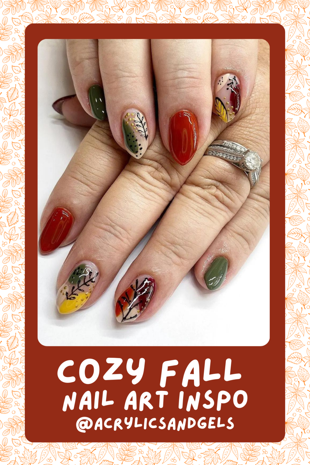 Fall Pattern Manicures 25+ Fall Nail Ideas: Cozy Designs to Inspire Your Autumn Manicure in 2025