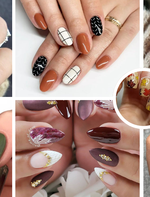 ? Must-Try Fall Nail Art ? Looking for the perfect fall manicure? We've got you covered with these autumn nail ideas! Get ready to turn heads with plaid patterns, glitter accents, and festive fall colors. #FallBeauty #NailGoals #ManicureIdeas