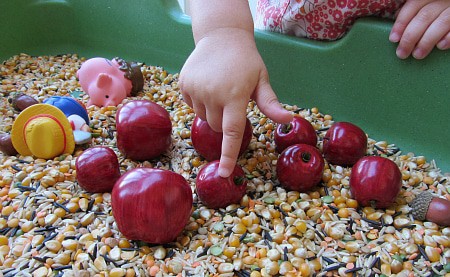 Farm sensory tub