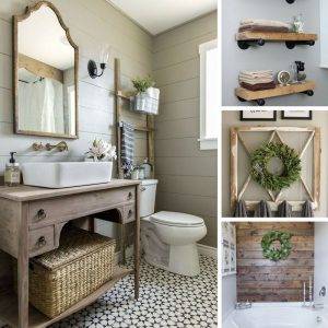 These DIY projects are the perfect way to give your bathroom a Fixer Upper style makeover on a budget