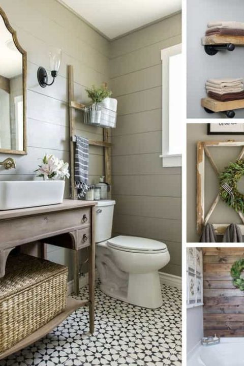These DIY projects are the perfect way to give your bathroom a Fixer Upper style makeover on a budget