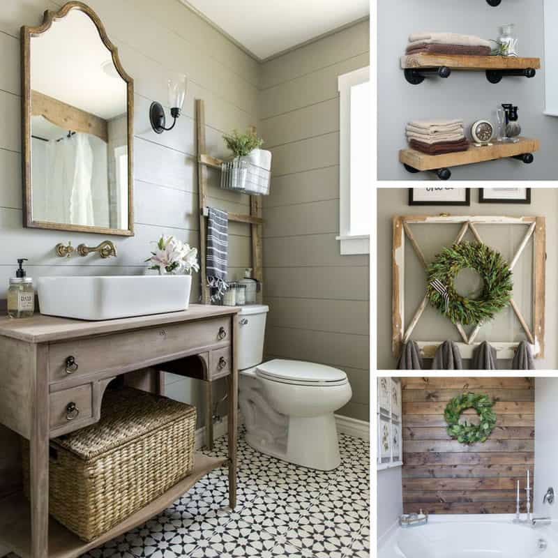 fixer upper bathroom decor