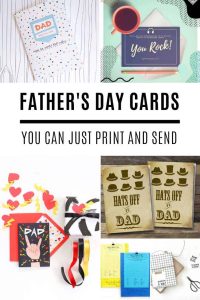 These Father's Day cards that you can print out and send are free and so much cuter than the ones from the store!