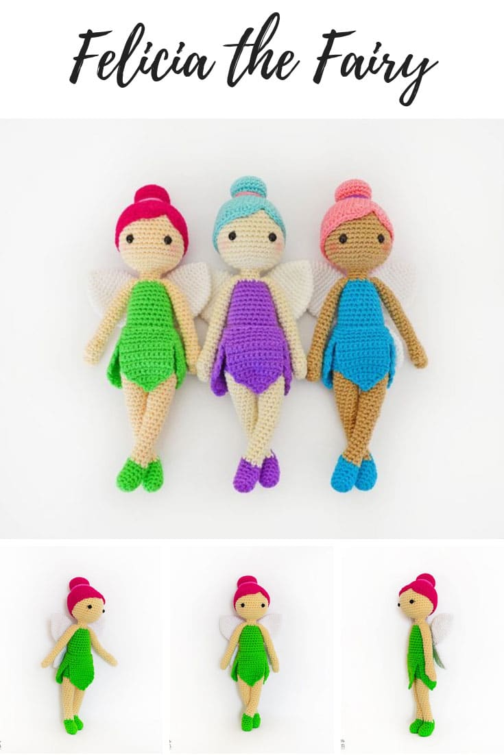 Felicia the Fairy Doll Crochet Pattern Etsy