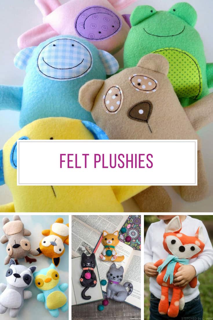 33 Super Cute Felt Toy Patterns Your Kids Will Love to Play With!