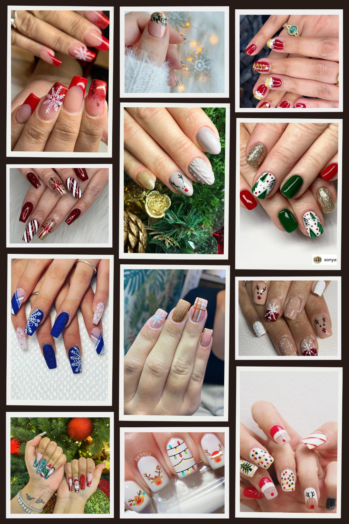 Deck your nails with these stunning Christmas designs! 🎄🎅 With 25+ festive looks to choose from, there’s something for everyone – whether you’re into elegant snowflakes or playful holiday characters! 💅✨ Get ready to shine bright this season! #ChristmasNailDesigns #HolidayNailArt #FestiveFingers #NailArtLover 💖⛄