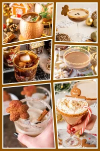 Warm up the holidays with cozy gingerbread cocktails full of spice and cheer! From creamy martinis to bold bourbon mixes, these festive drinks are perfect for Christmas parties or fireside sips. ?✨ #GingerbreadCocktails #HolidayDrinks #ChristmasVibes