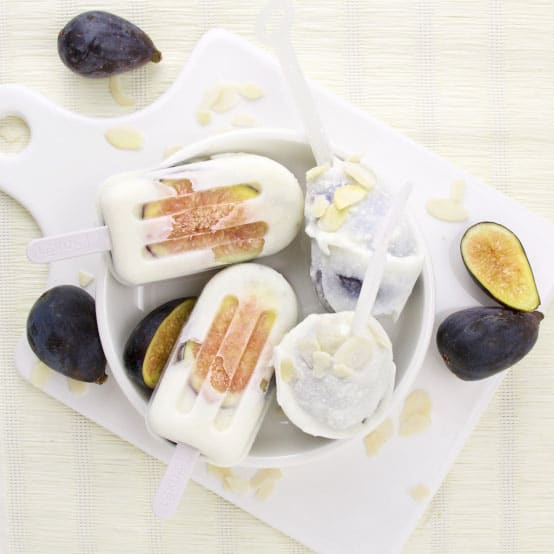 Fig Honey and Goat Cheese Popsicles