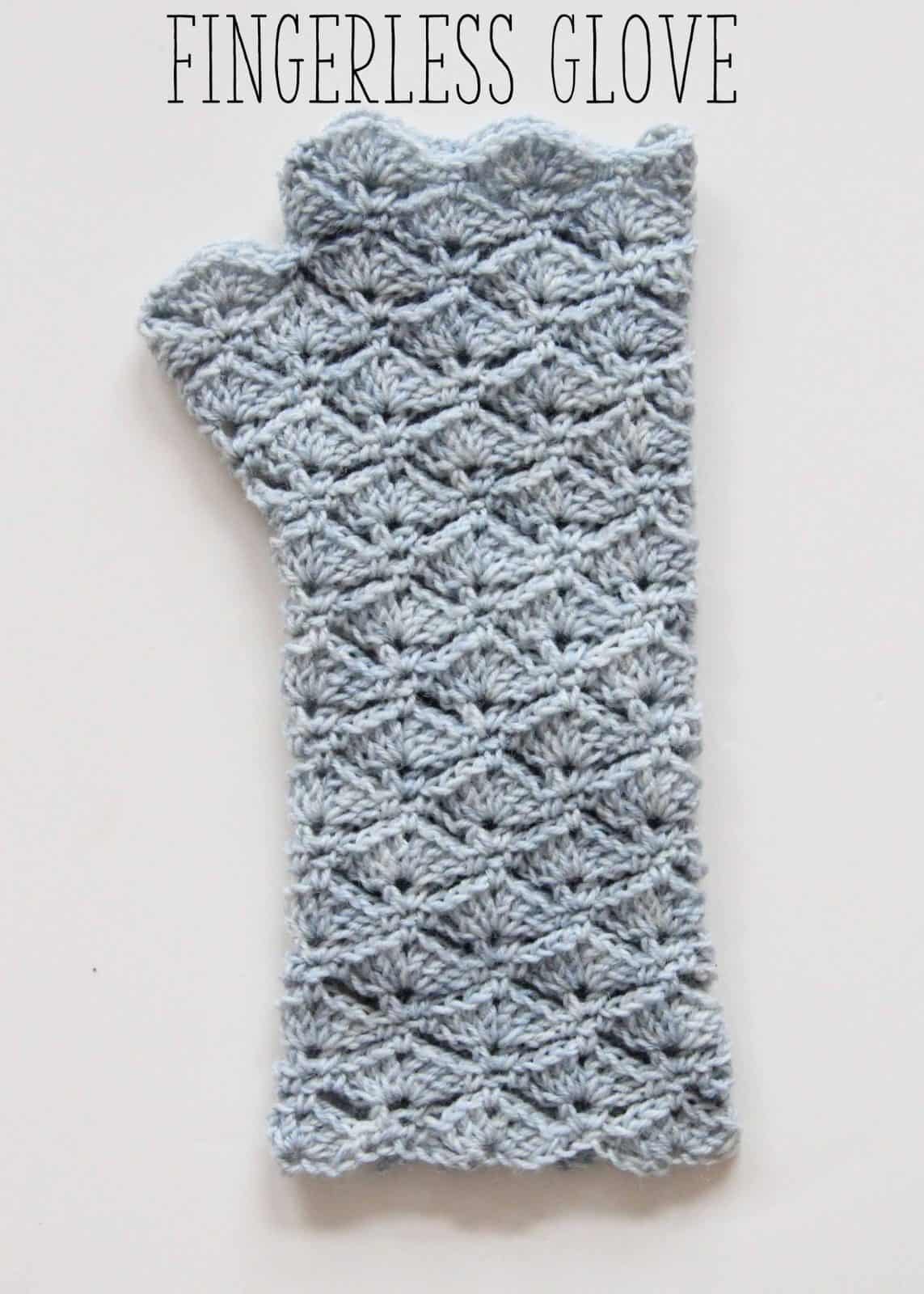 Fingerless Glove Crochet Pattern Intermediate