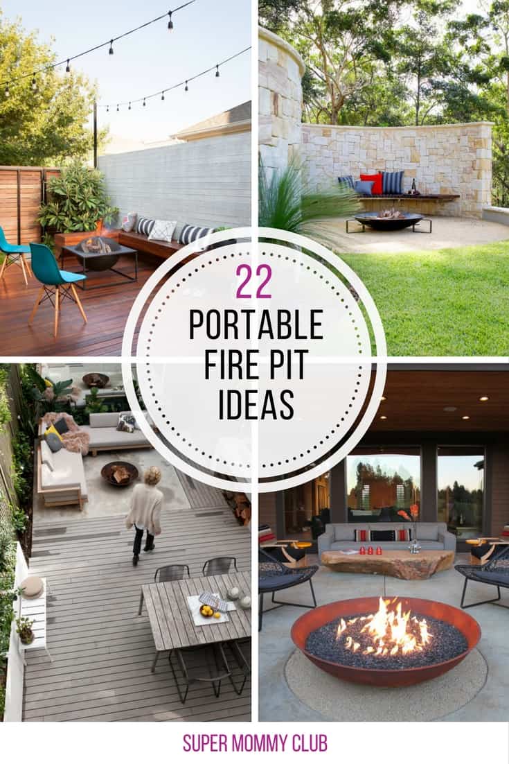 Loving these portable fire pit ideas - such a romantic addition to the patio!