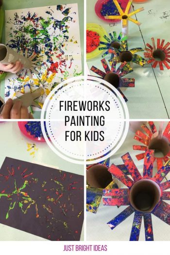 Celebrate the 4th of July with a Fireworks Painting