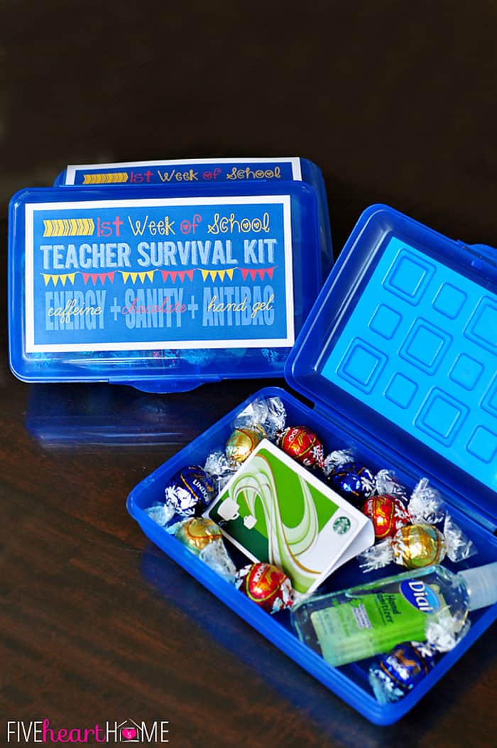 First Week of School Teacher Survival Kit