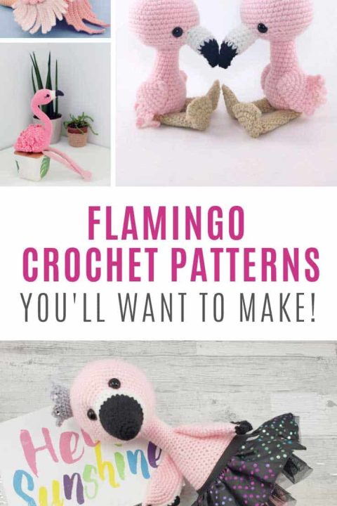 so many cute flamingo crochet patterns here!