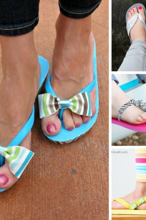 Loving these cute flip flop makeovers!