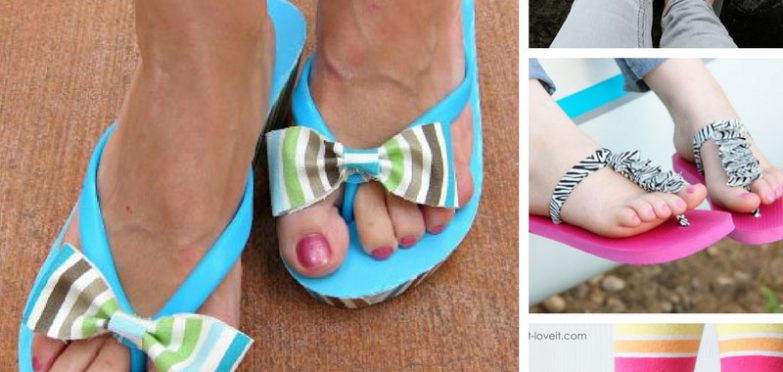 26 Brilliantly Easy DIY Flip Flop Makeovers You Have to Try