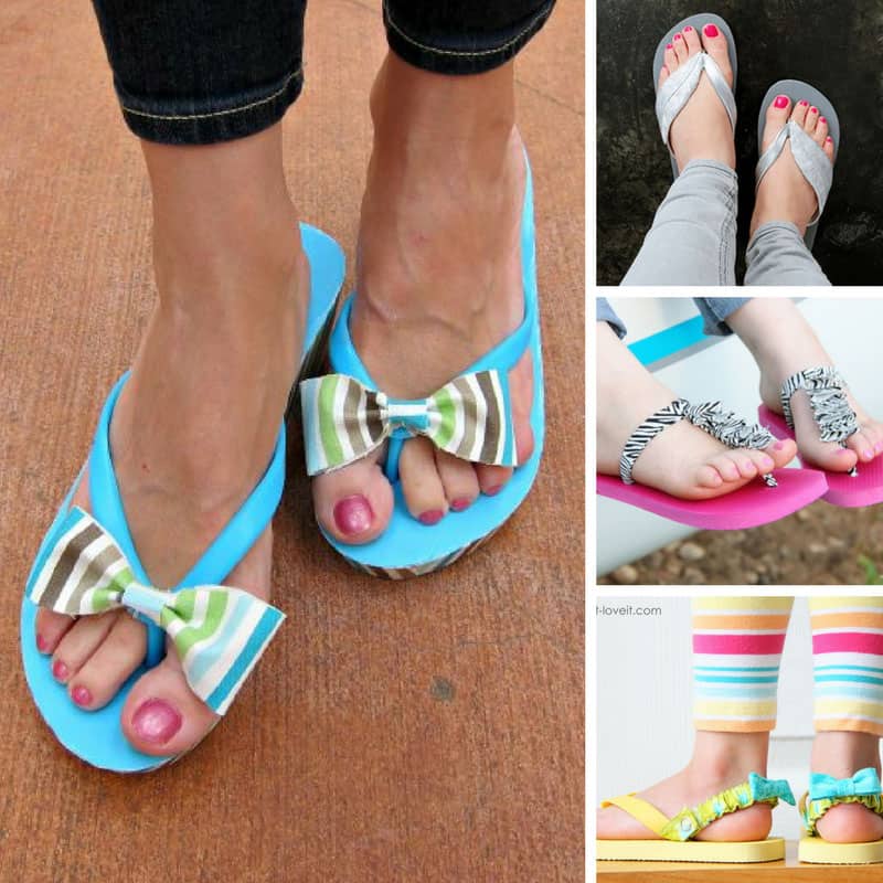 26 Brilliantly Easy DIY Flip Flop Makeovers You Have to Try