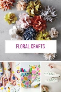 Loving these floral crafts - so many fabulous DIY projects!