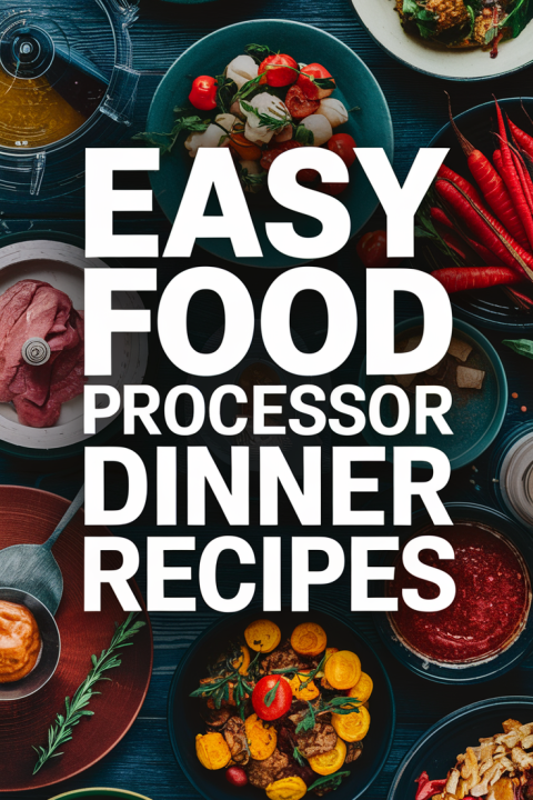 Stop Chopping! 10 Food Processor Dinners That Save So Much Time ??? Put the knife down and let your food processor shine! These recipes are fast, flavorful, and seriously game-changing. ??