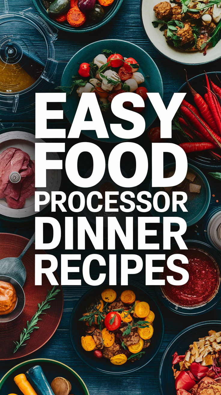 Stop Chopping! 10 Food Processor Dinners That Save So Much Time 🔪🚫🍛 Put the knife down and let your food processor shine! These recipes are fast, flavorful, and seriously game-changing. 💯🎯