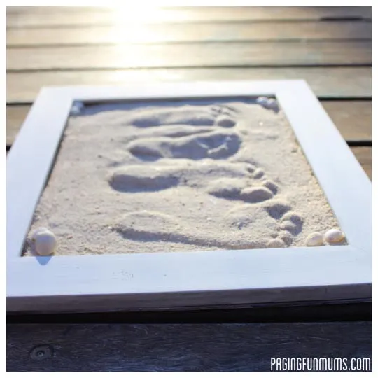 Sand Footprint Craft - Full DIY instructions!