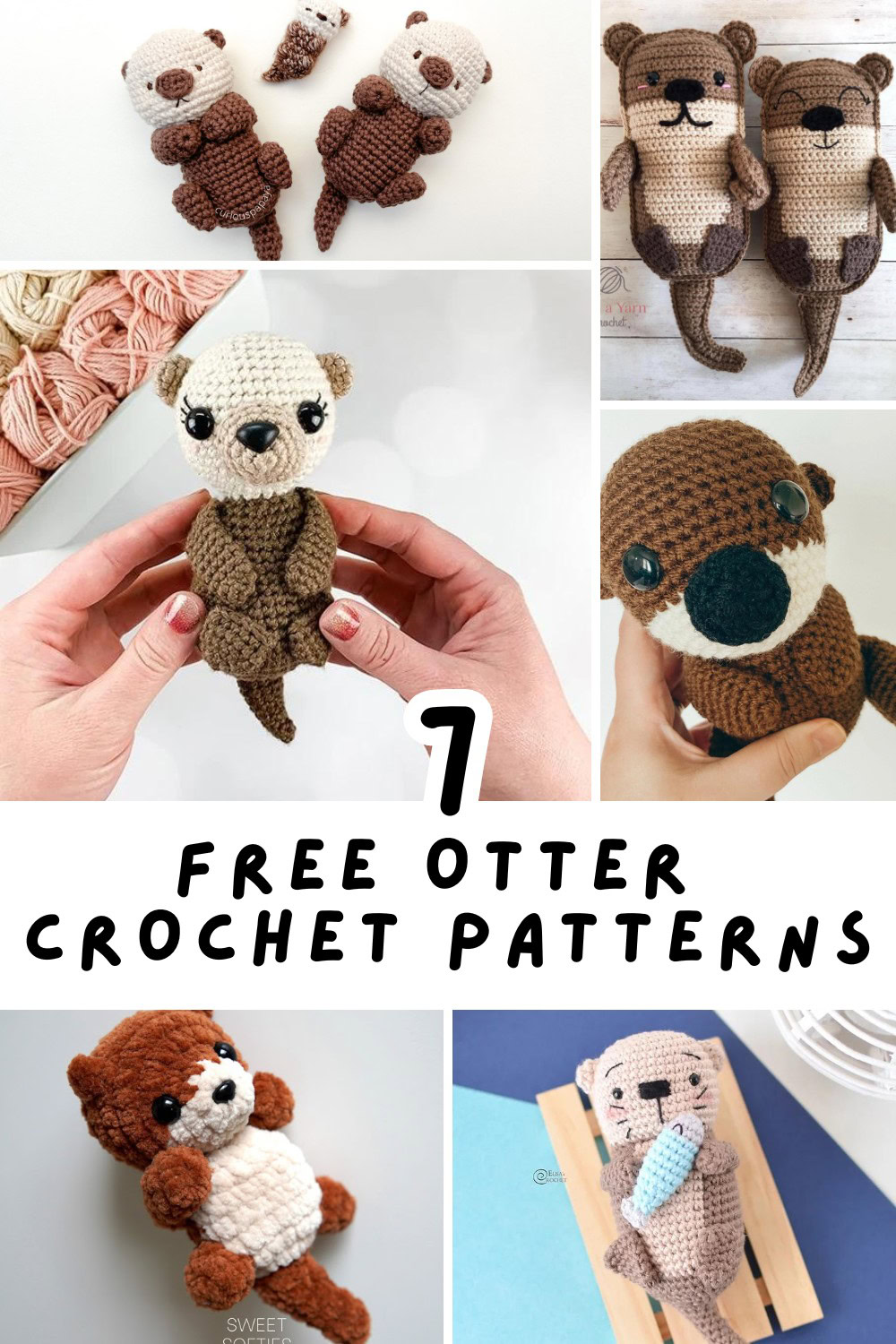 Dive into the cuteness with these otter crochet patterns! Perfect for making amigurumi toys and stuffies, these patterns are a must-have for any crochet enthusiast. Create your own cuddly otter today! 🧶💕 #OtterLovers #Amigurumi