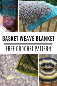 Wow this basket weave baby blanket is GORGEOUS and the crochet pattern is free!