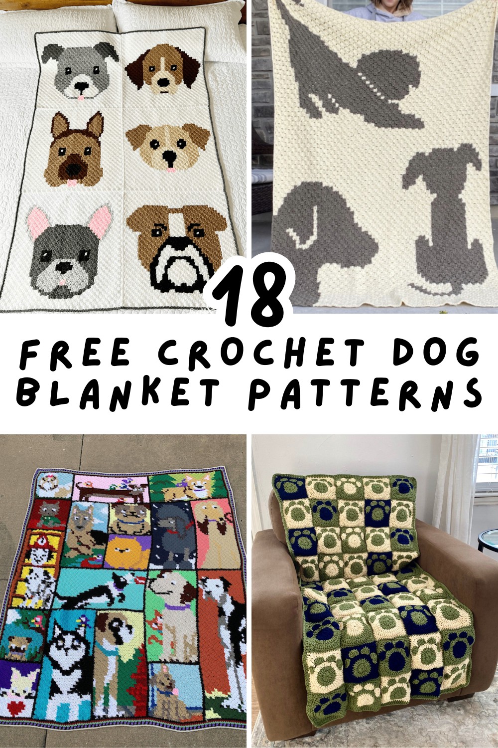 Create snuggly dog blankets with these easy crochet patterns! Perfect for pampering your pup, supporting animal shelters, or surprising a dog-loving friend. 🧶🐕 #HandmadeGifts #CrochetLove