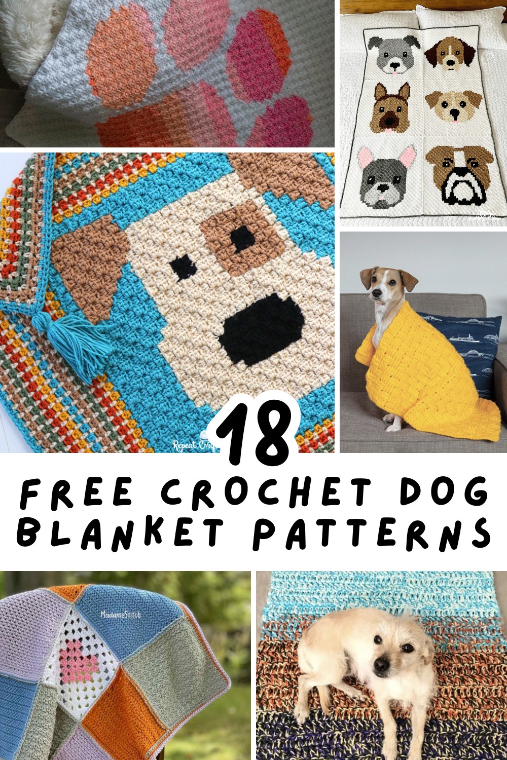 Discover the coziest crochet patterns for dog blankets! Perfect for your furry friend, donating to animal shelters, or gifting to dog lovers. 🐶❤️ #CrochetPatterns #DogBlankets