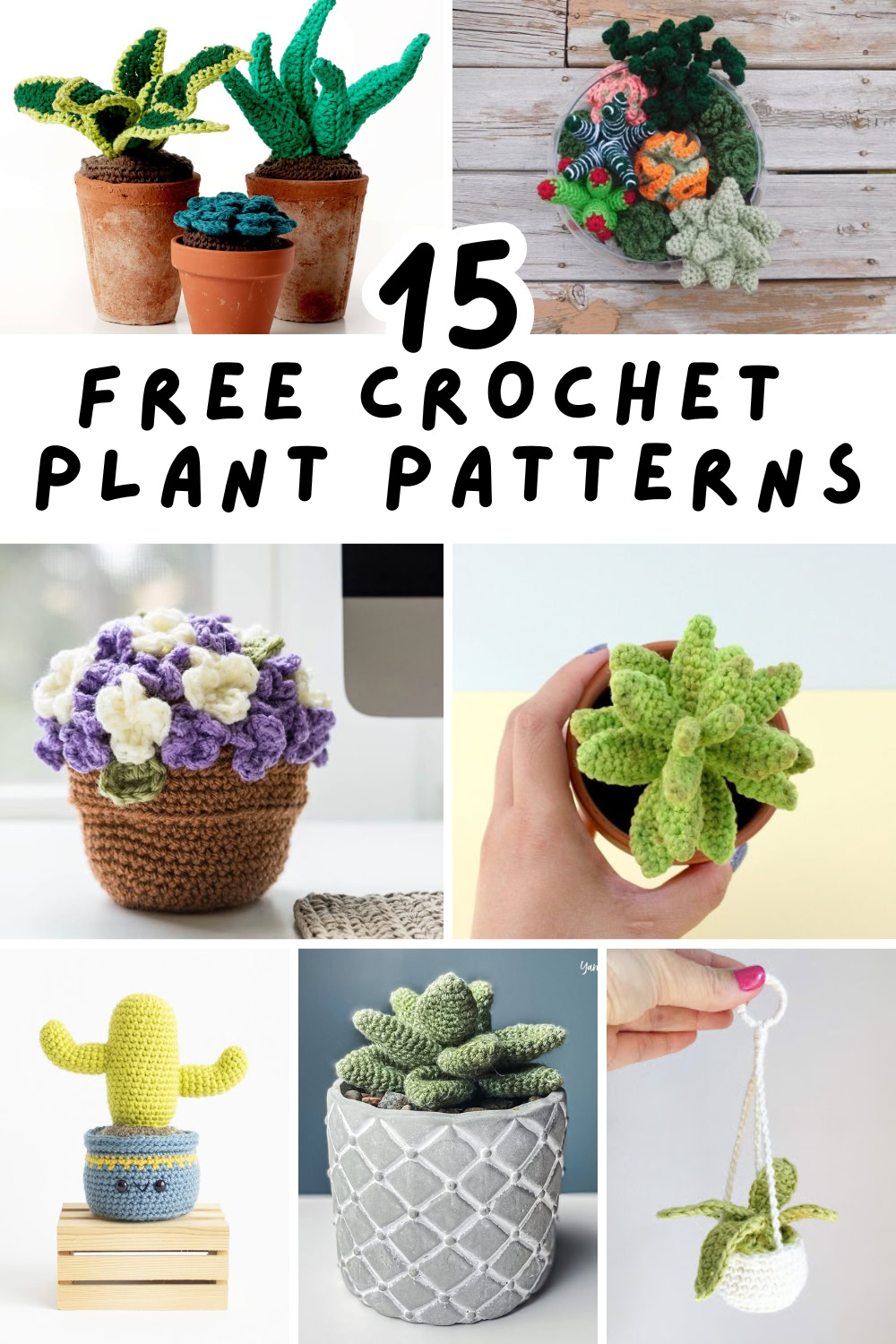 Create your own indoor garden with these free crochet patterns! 🌸 Perfect for beginners and experts alike, these succulent and cactus designs add a charming touch to any space. Download now and start crafting! #CrochetLove #HandmadeHome #SucculentPatterns