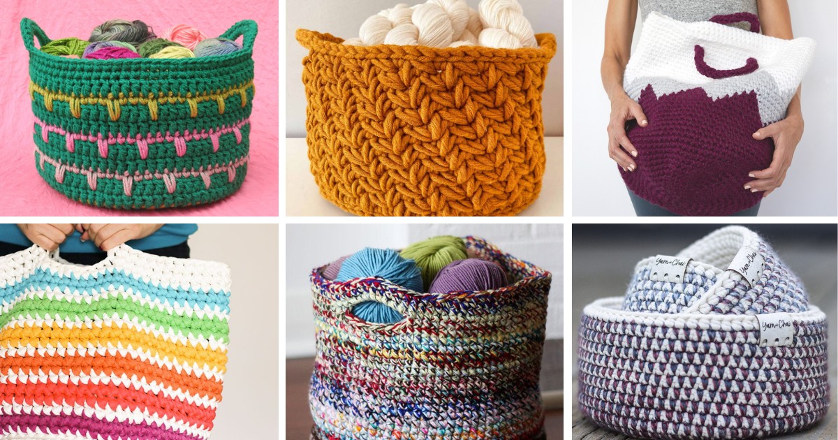 Keep your yarn organized and your space stylish with these stunning crochet basket patterns! 🧶 These designs range from minimalistic and modern to cozy and rustic, making them perfect for every home decor style. 🌿 Whether you're just starting or a crochet expert, there's a basket pattern here for you. Grab your hooks and start creating beautiful, functional storage solutions today! ✨ #DIYHome #CrochetPatterns #YarnLovers