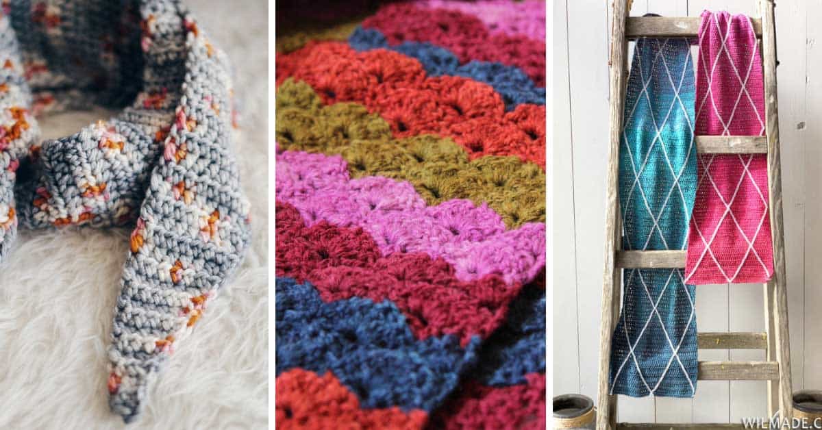 Free Crochet Winter Scarf Patterns {to keep you warm and snug!}