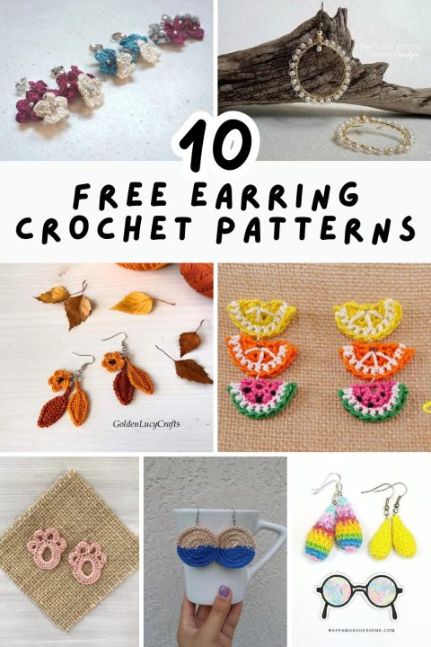 Check out these 10 beautiful and free crochet earring patterns that will add a unique touch to your collection! Whether you love boho styles or classic elegance, these easy patterns are perfect for any crocheter. Time to get creative and show off your handmade accessories! ?✨ #CrochetEarrings #HandmadeJewelry #FreePatterns