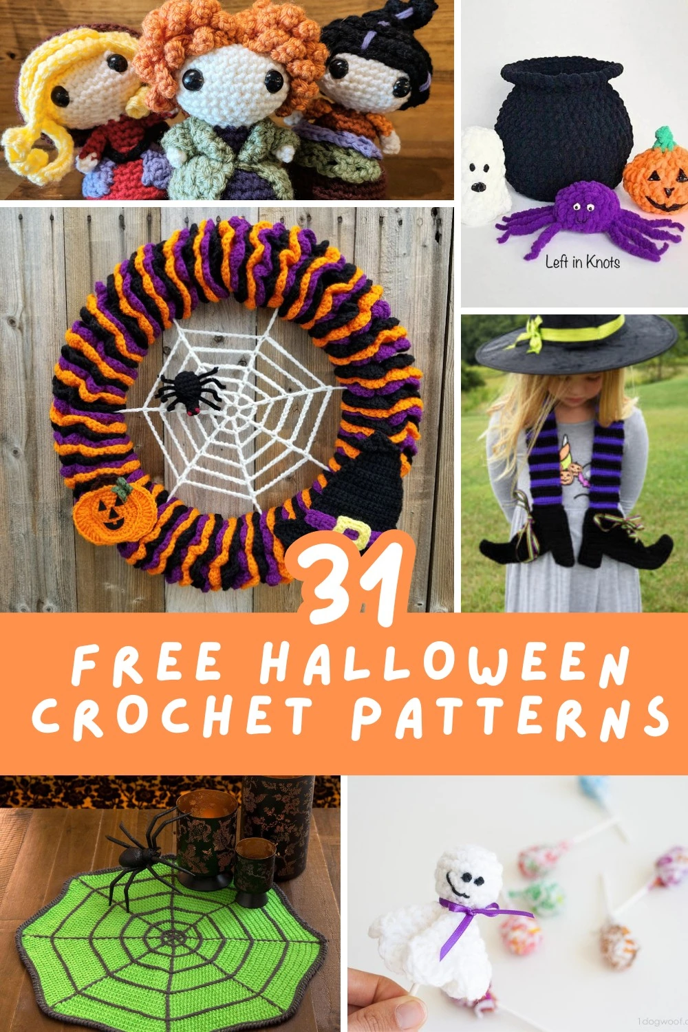 Celebrate Halloween with 31 free crochet patterns! Make cute Frankenstein ragdolls, bat toys, spooky wreaths, warm blankets, treat bags and more!. These fun and easy patterns are perfect for adding a handmade touch to your Halloween festivities. 🎃🦇 #FreeCrochetPatterns #HalloweenCrafts