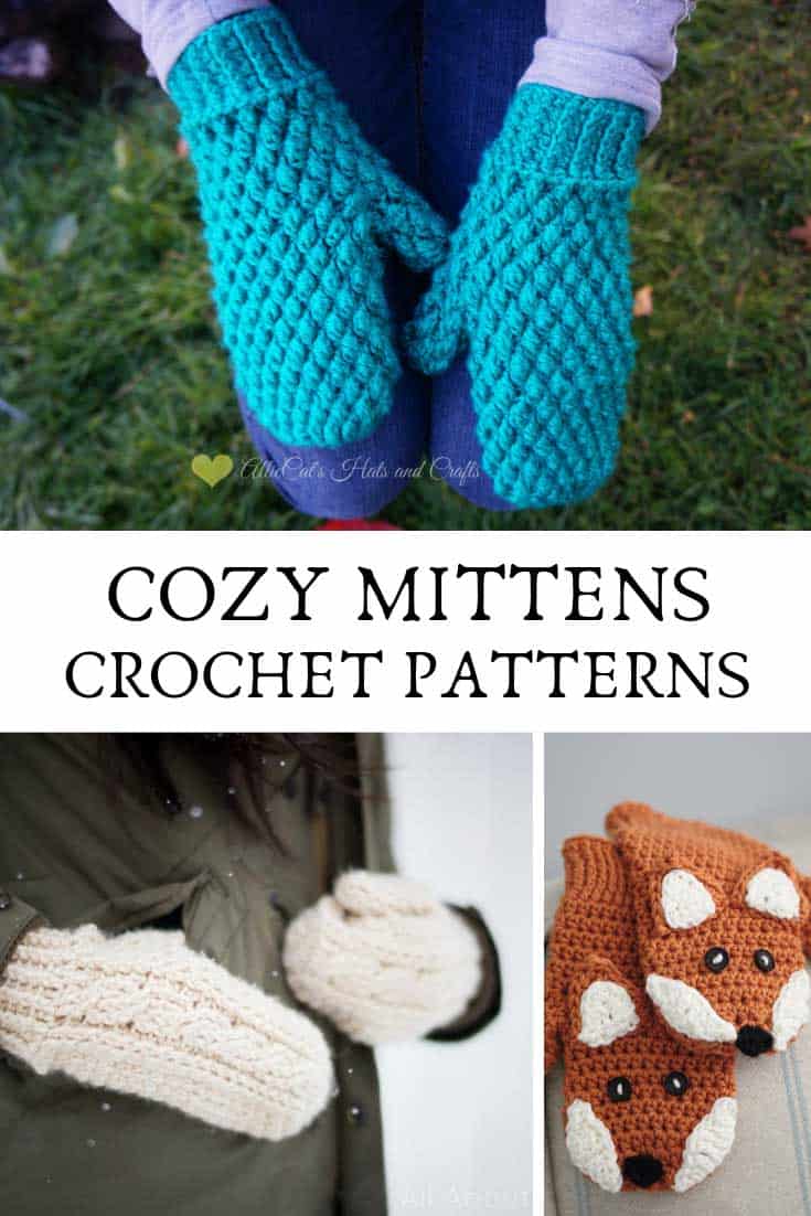 These free crochet mitten patterns are just what you need for the winter months!