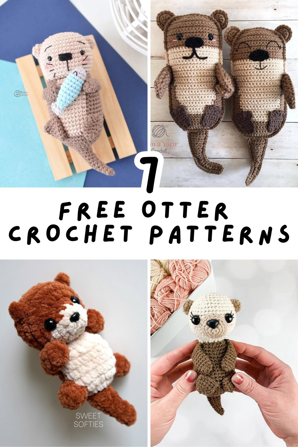 Bring some whimsy into your life with these cute otter crochet toys! These amigurumi patterns are perfect for making delightful stuffies that will charm kids and adults alike. Get your crochet hooks ready for some fun! 🌟🦦 #CrochetToys #Stuffies