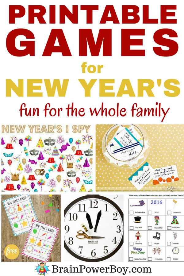 So many FABULOUS New Year printables here!