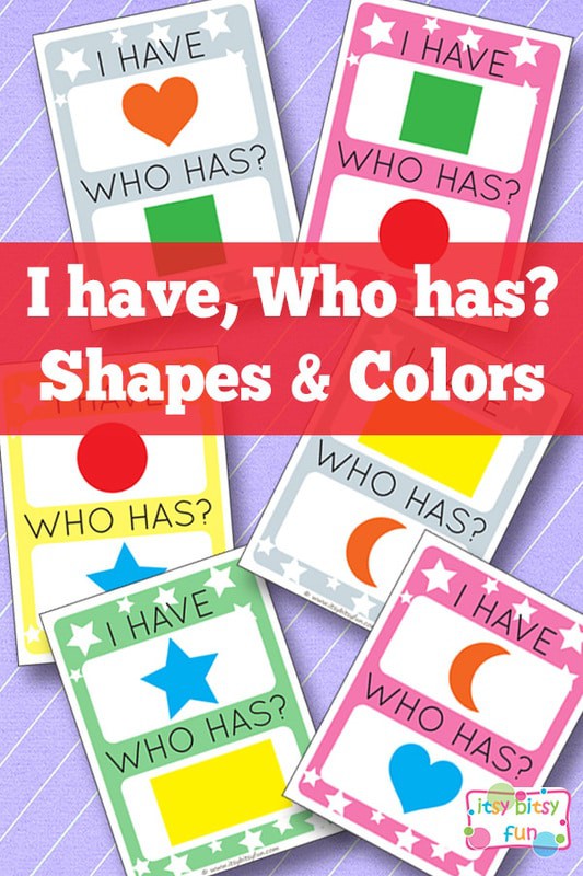 I have shapes who has colours