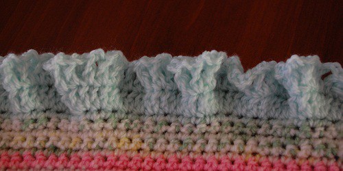 Frilly Ruffled Edge for Any Stitch Multiple