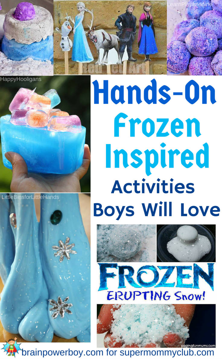 Boys are going to love these hands on frozen inspired activities!