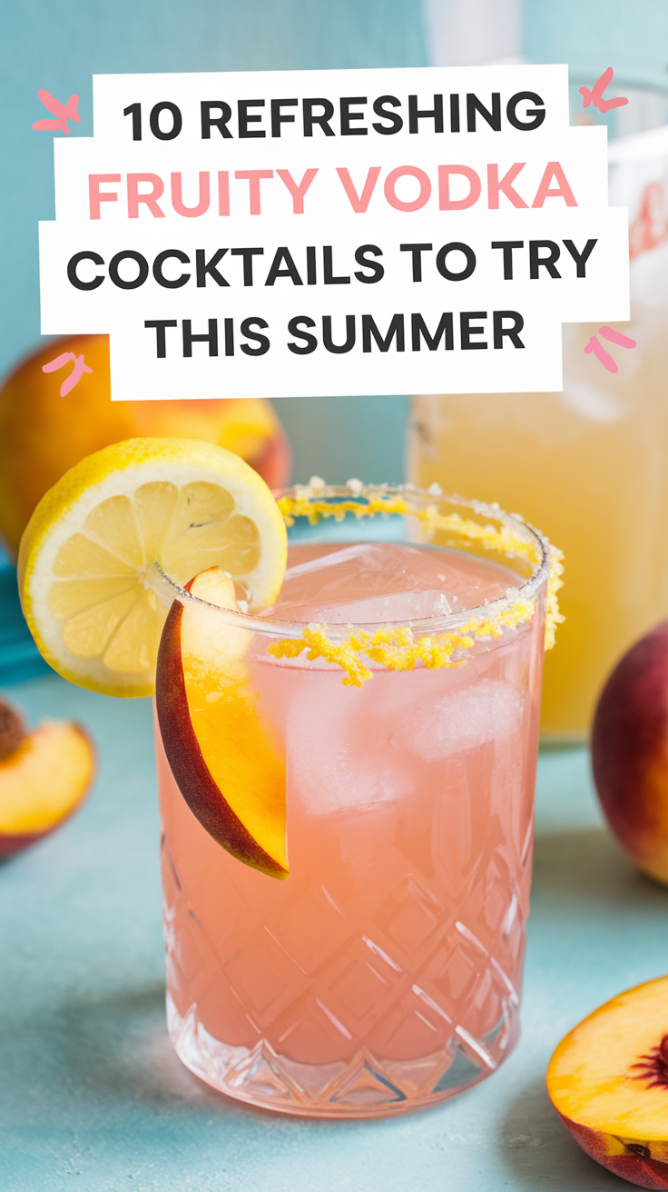 🍸 Fruity Vodka Cocktails to Brighten Up Your Summer 🍍🍓 Summer’s calling, and these fruity vodka cocktails are the answer! Perfect for beach days, BBQs, or patio lounging—each sip is a little taste of sunshine. Cheers! 🌴✨ #SummerCocktails #VodkaDrinks #CocktailRecipes #FruityDrinks #DrinkInspiration