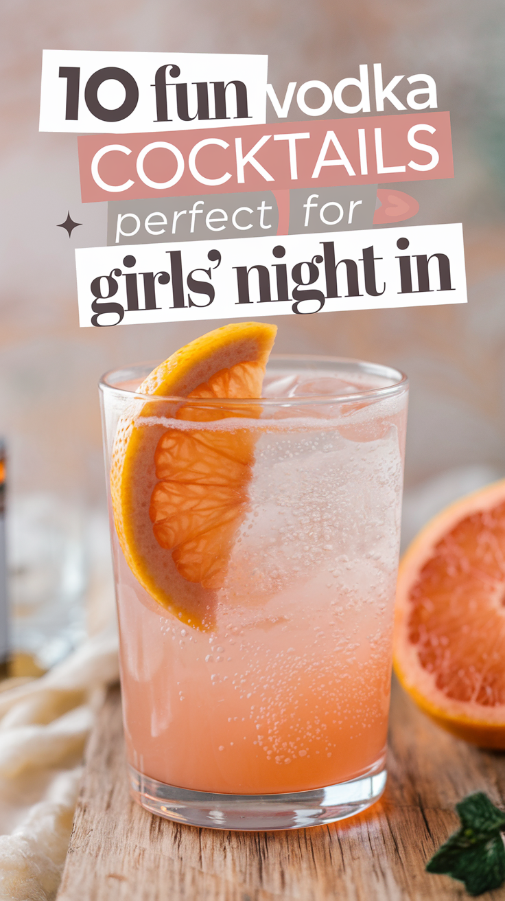 🎉 10 Delicious Vodka Cocktails for an Unforgettable Girls' Night 🍹💬Whether you love fruity flavors or classic mixes, these vodka cocktails will keep the party vibes flowing. Grab your shakers—it’s time to mix, sip, and celebrate! 🥳🍸#GirlsNight #VodkaCocktailRecipes #PartyDrinks #CocktailIdeas #NightInVibes