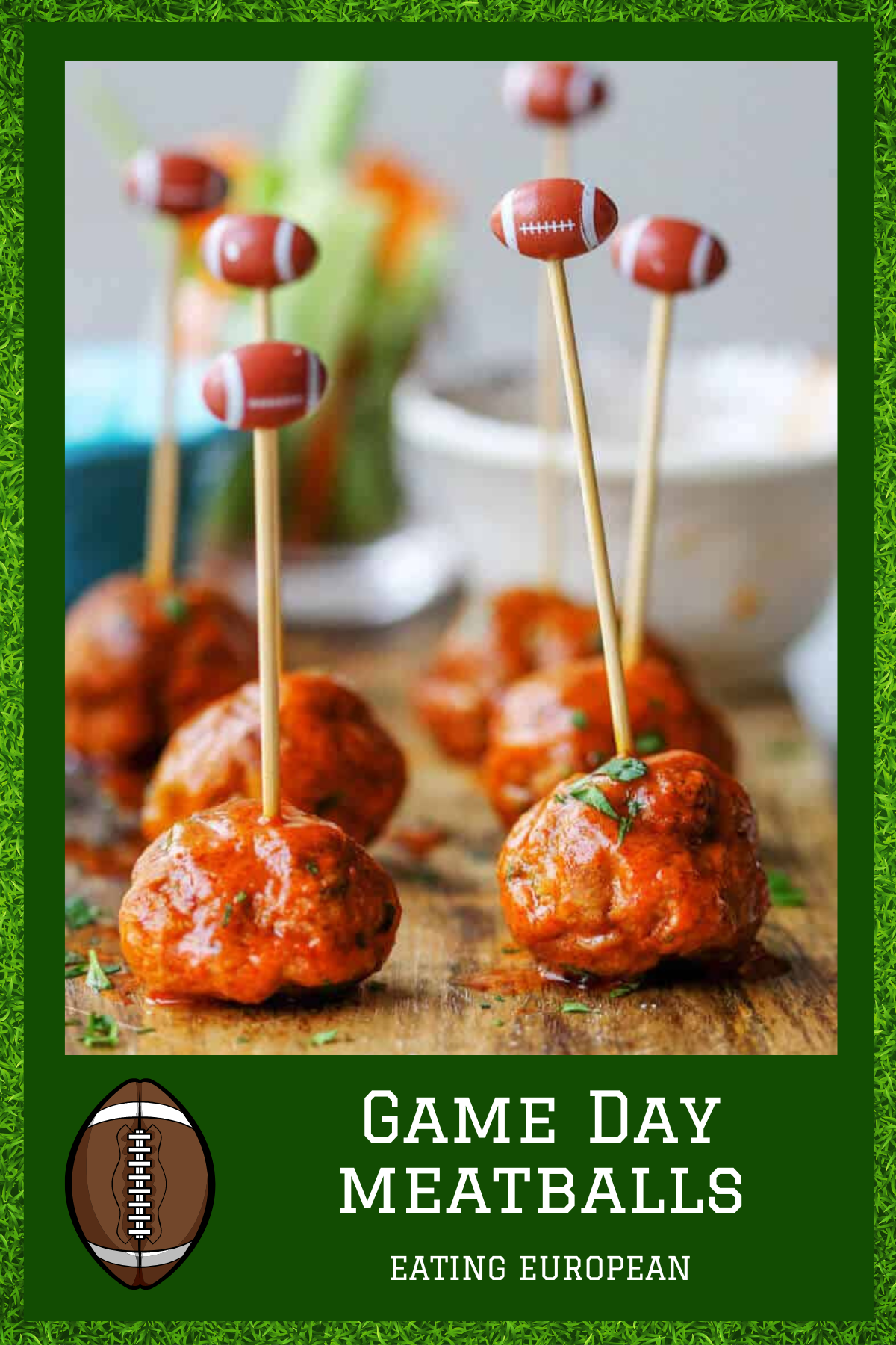 Meatballs – Whether you go classic with marinara or sweet and tangy with BBQ sauce, meatballs are bite-sized perfection for game day. Just stick some toothpicks in and watch them fly off the plate.