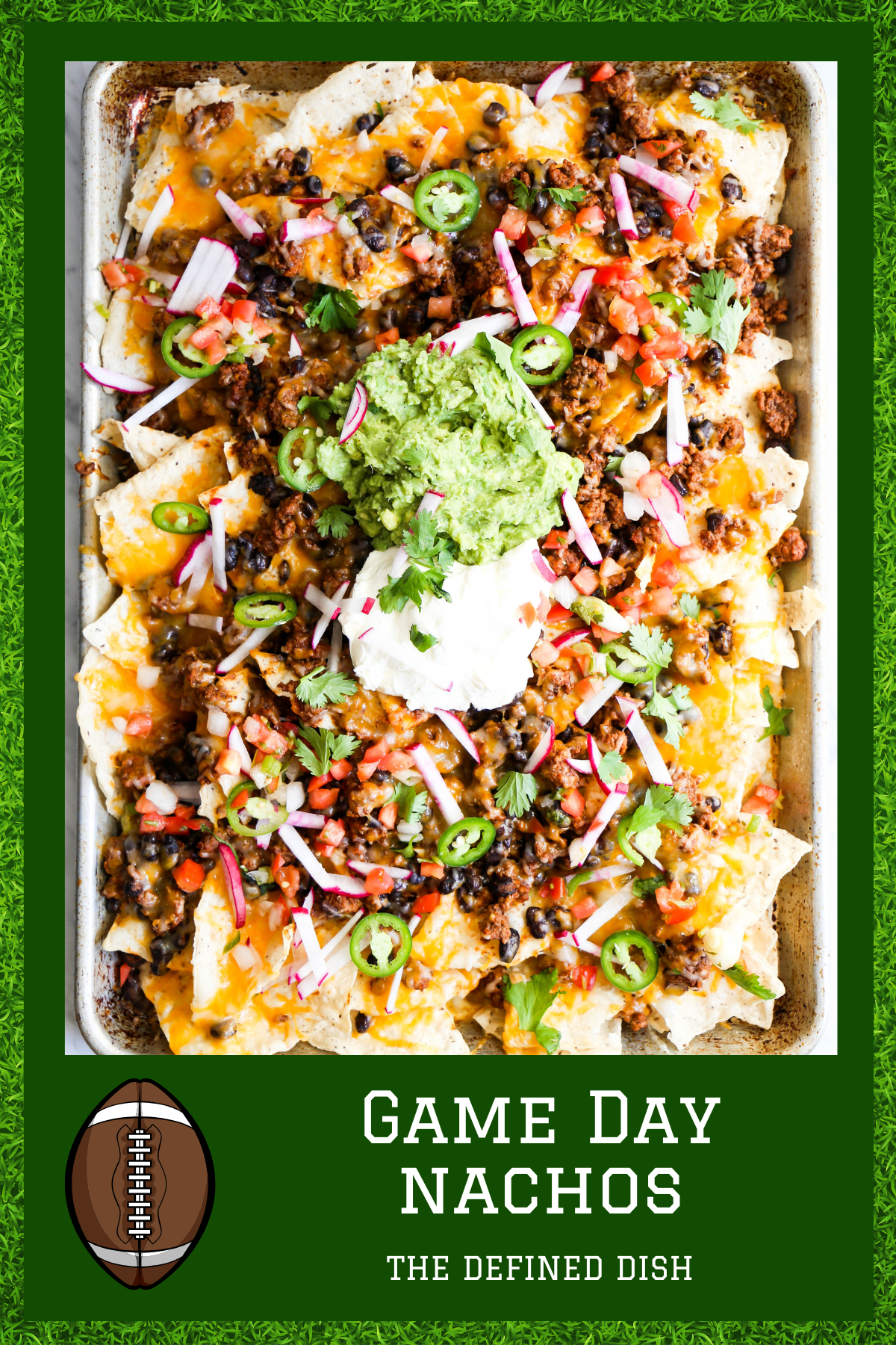 Nachos – Layers of crispy chips, melty cheese, and all your favorite toppings make nachos the ultimate shareable snack. They’re perfect for grazing while you watch the big plays.