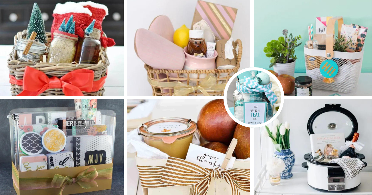 From birthdays to baby showers, housewarming to get well soon, and even PTA fundraisers these DIY gift baskets are total show stoppers!