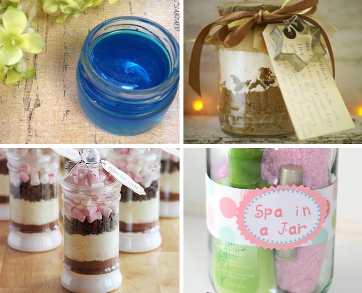 Perfect gifts in a jar for Christmas