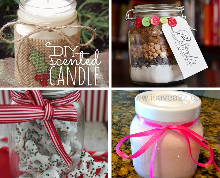 Perfect gifts in a jar for Christmas