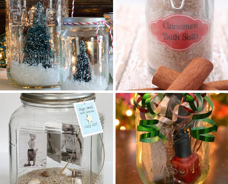 Perfect gifts in a jar for Christmas