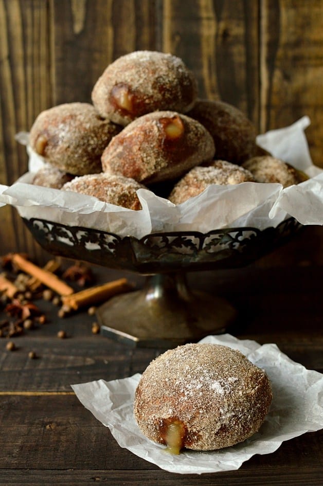 Oh my goodness. As homemade doughnut recipes go this one isn't the easiest, but the combination of gingerbread and spiced apple flavours is just so good we had to share it with you!