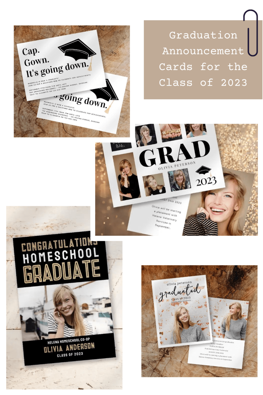 Graduation Announcement Cards for the Class of 2023